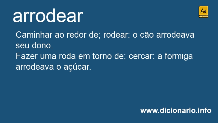 Significado de arrodeia