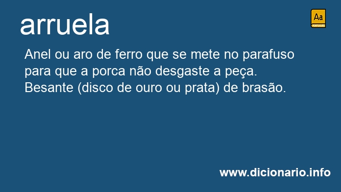 Significado de arruelas