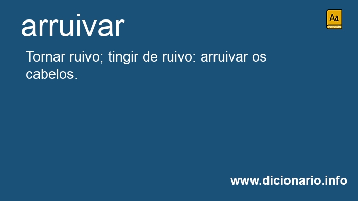 Significado de arruivar