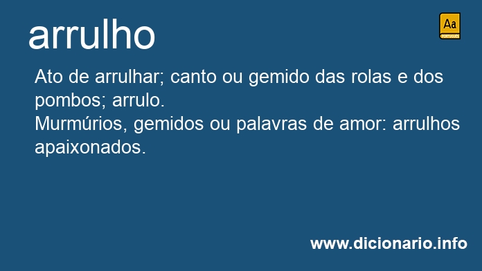 Significado de arrulho