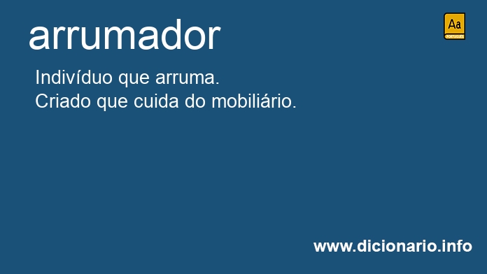 Significado de arrumador