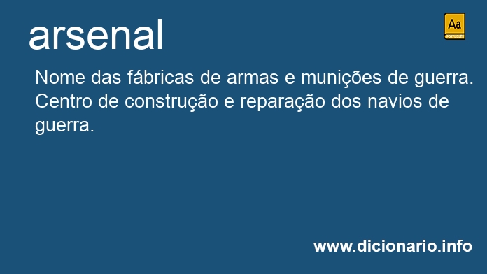 Significado de arsenais