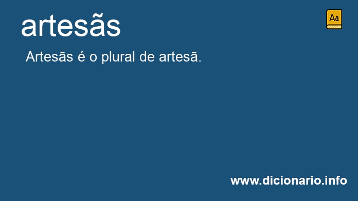 Significado de artes�s