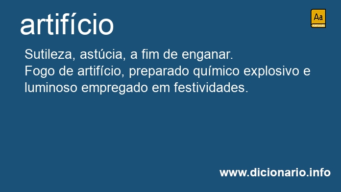 Significado de artifcia