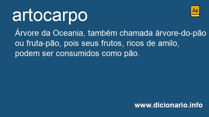 Significado de artocarpo