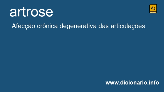 Significado de artrose