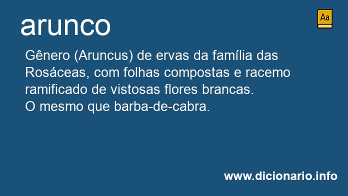 Significado de arunco