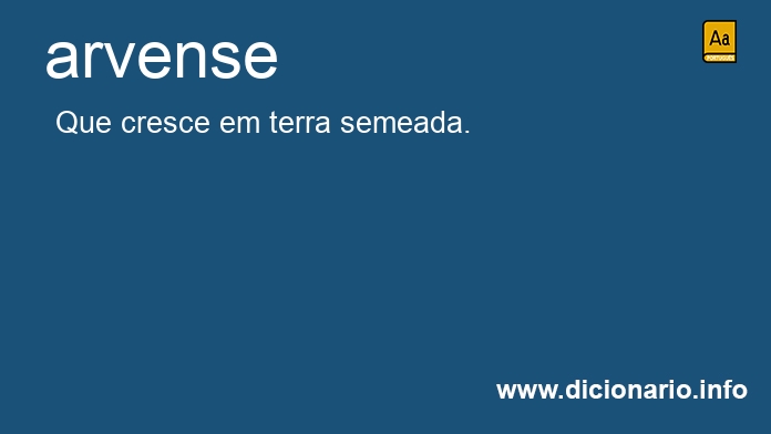 Significado de arvenses