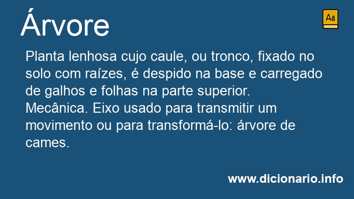 Significado de rvore