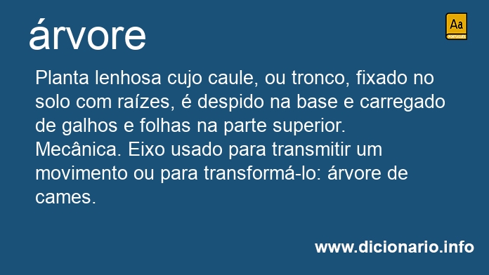 Significado de rvores