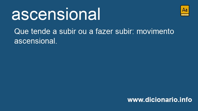 Significado de ascensional