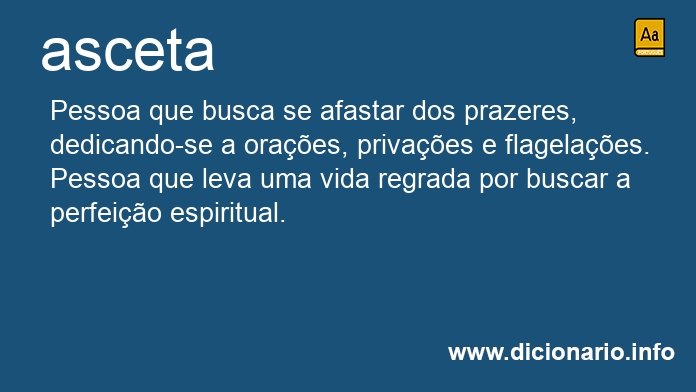 Significado de asceta