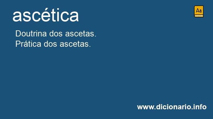 Significado de asctica