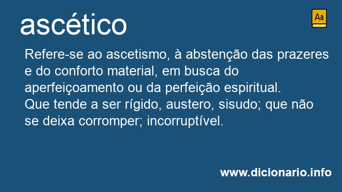 Significado de asctico