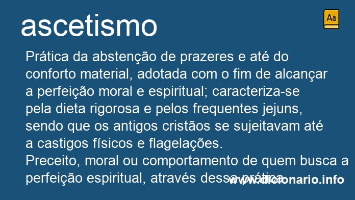 Significado de ascetismo