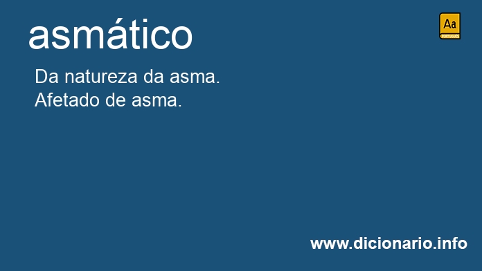 Significado de asmtico