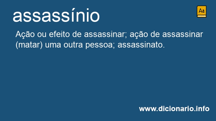 Significado de assassnia