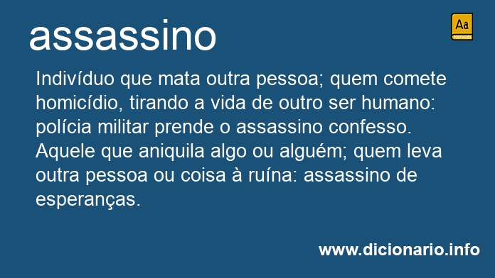 Significado de assassino