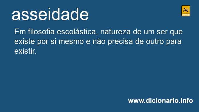 Significado de asseidade