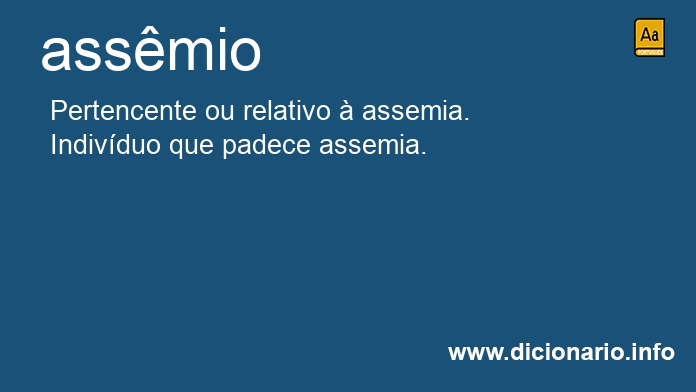 Significado de assmio