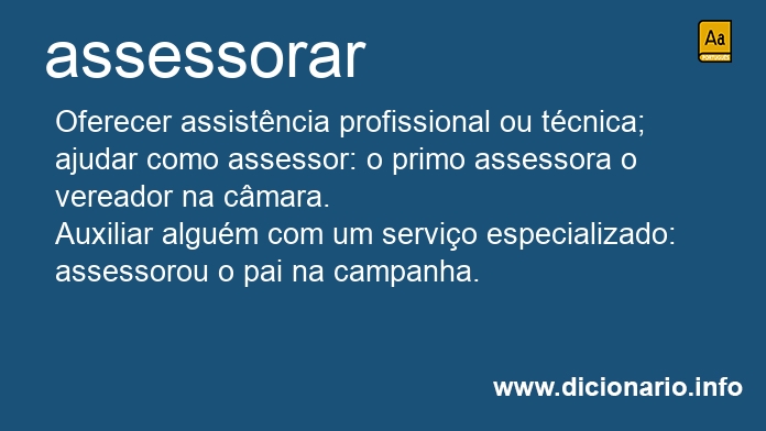 Significado de assessora