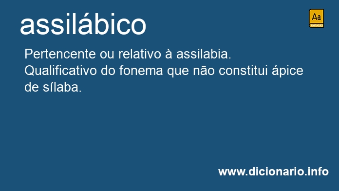 Significado de assilbica