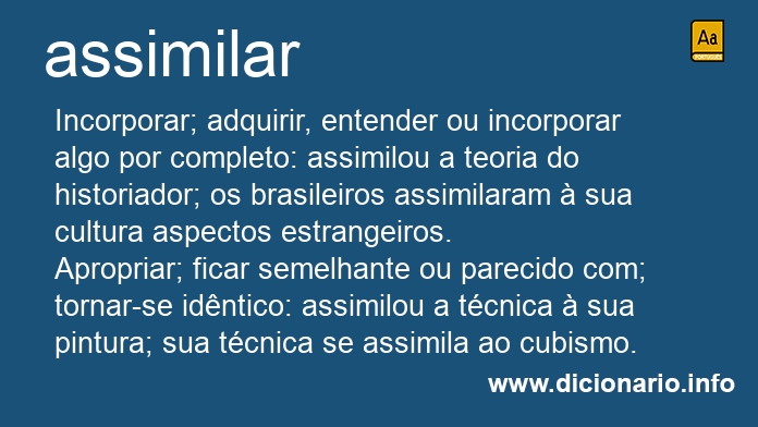 Significado de assimilado