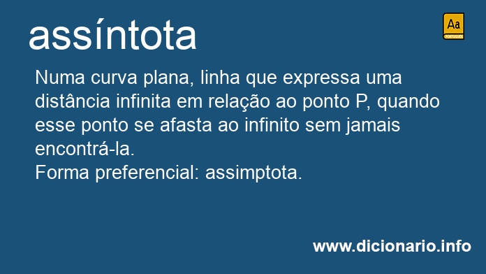 Significado de assntota
