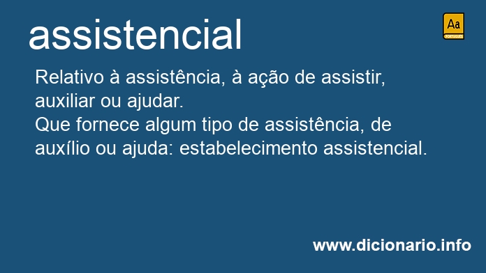 Significado de assistencial