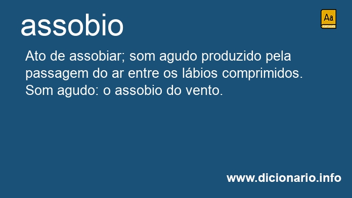 Significado de assobio