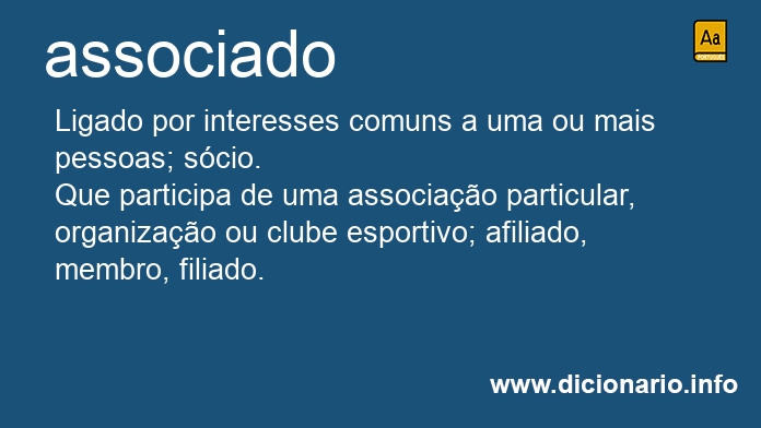 Significado de associada