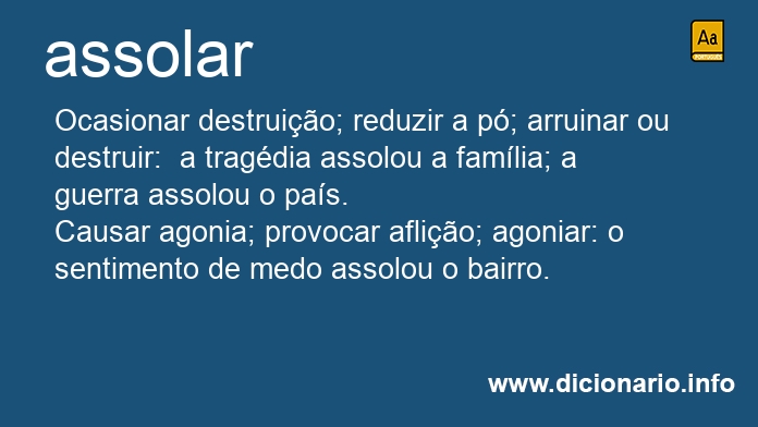 Significado de assolais