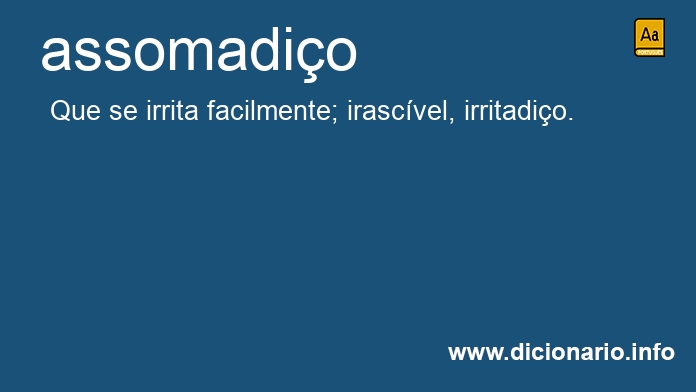Significado de assomadio