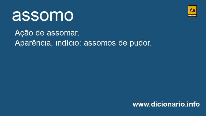 Significado de assomo