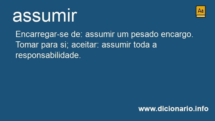 Significado de assume