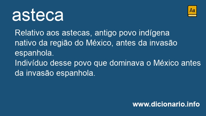 Significado de asteca