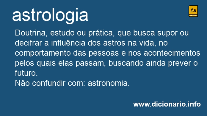 Significado de astrologia
