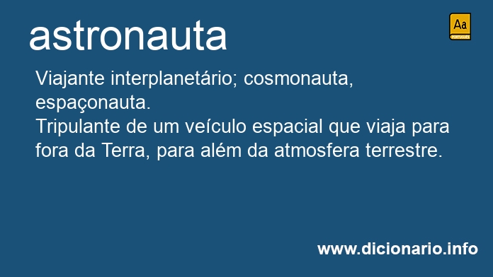 Significado de astronauta