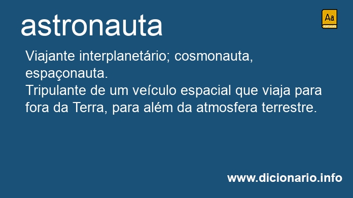 Significado de astronautas