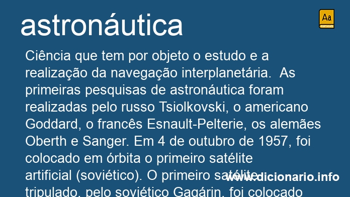 Significado de astronutica