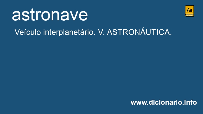 Significado de astronaves