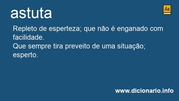 Significado de astutas