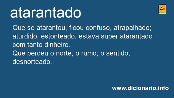 Significado de atarantados