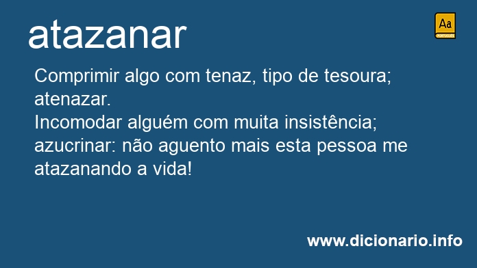 Significado de atazansseis