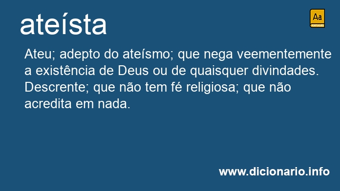 Significado de atesta