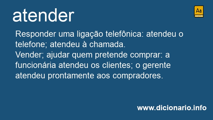 Significado de atendido