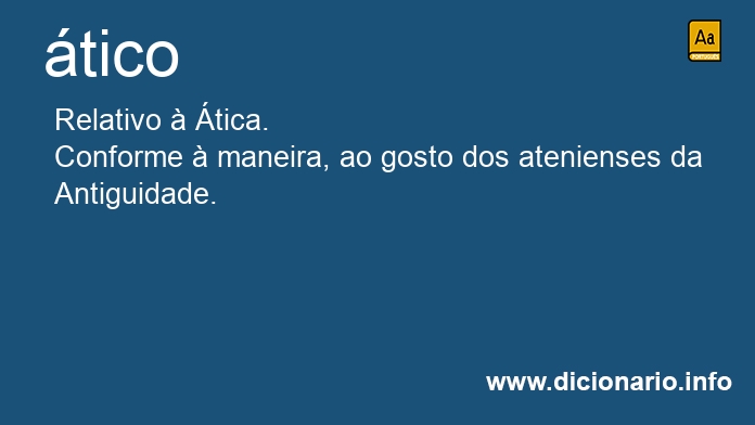 Significado de ticos