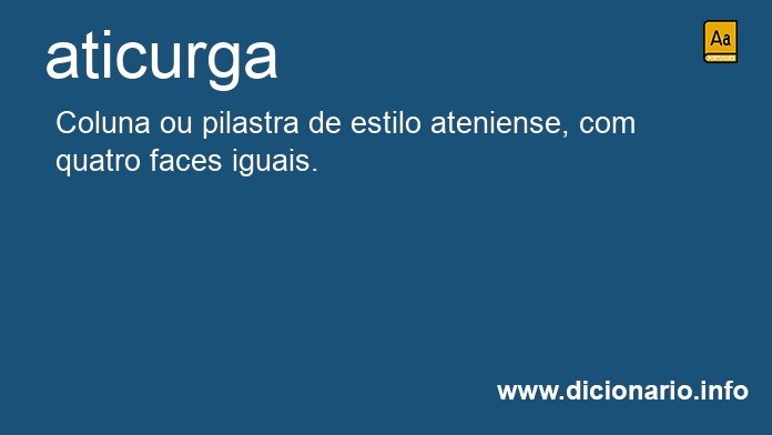 Significado de aticurga