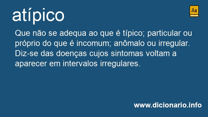 Significado de atpica