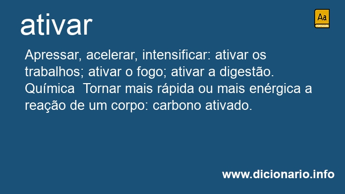 Significado de ativar